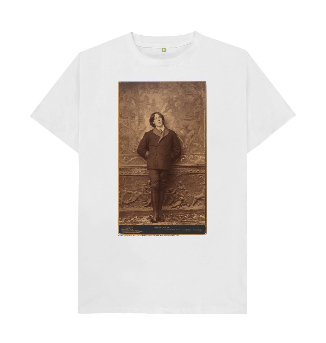 White oscar wilde unisex t shirt