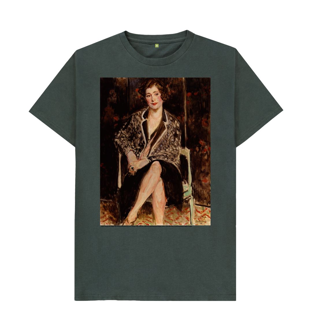 Dark grey violet trefusis unisex t shirt