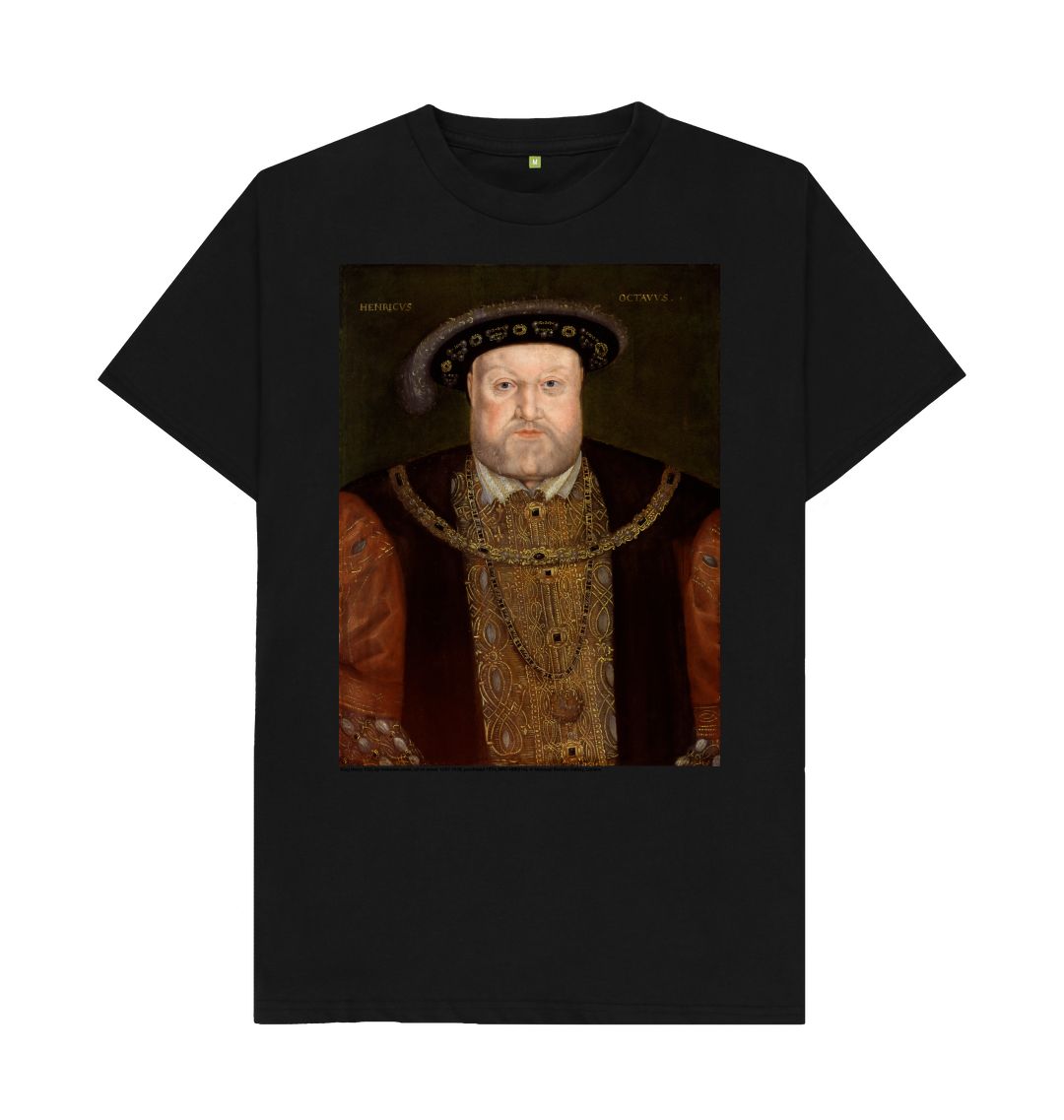 Black king henry viii unisex t shirt