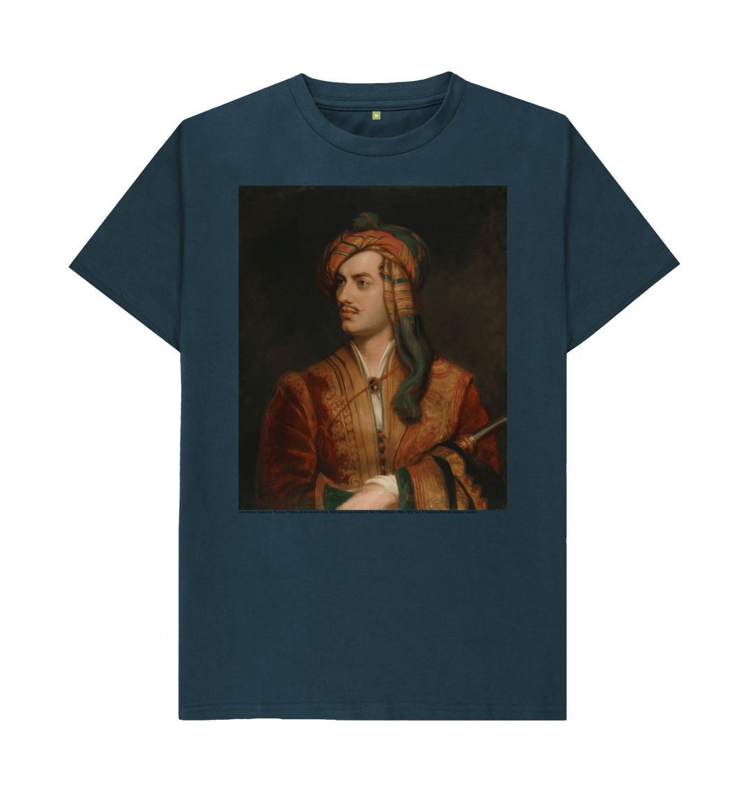 Denim blue lord byron, 1835 unisex t shirt