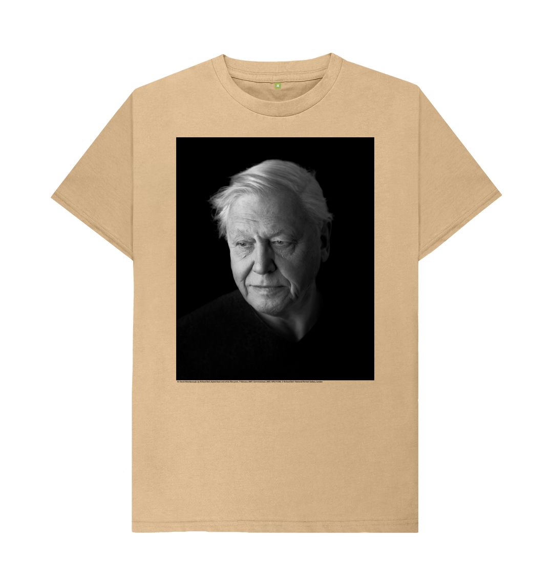 Sand sir david attenborough unisex crew neck t shirt