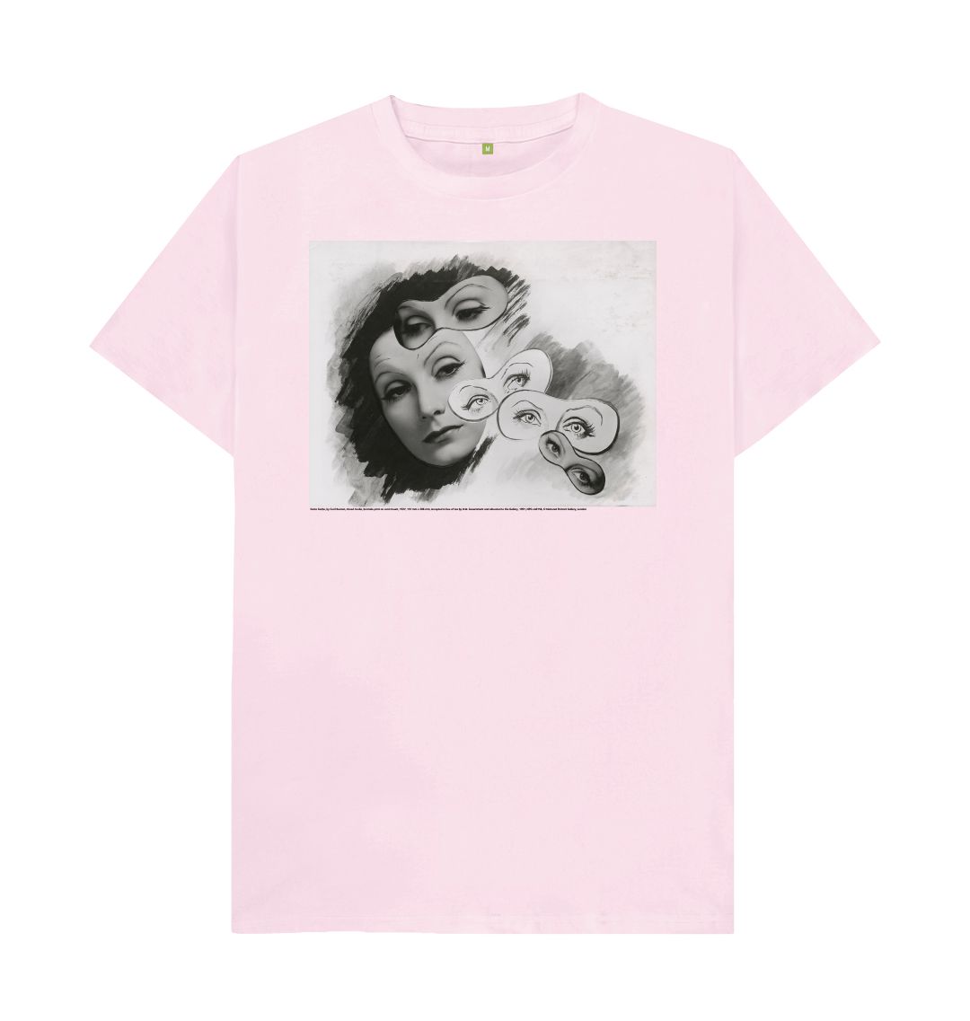 Pink greta garbo unisex t shirt