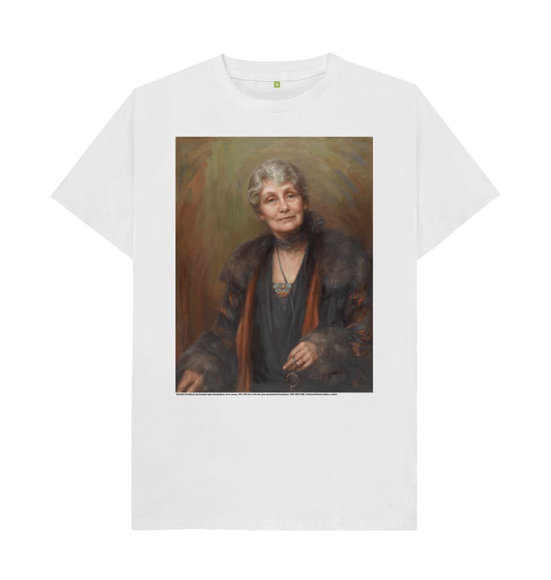 White emmeline pankhurst unisex t shirt