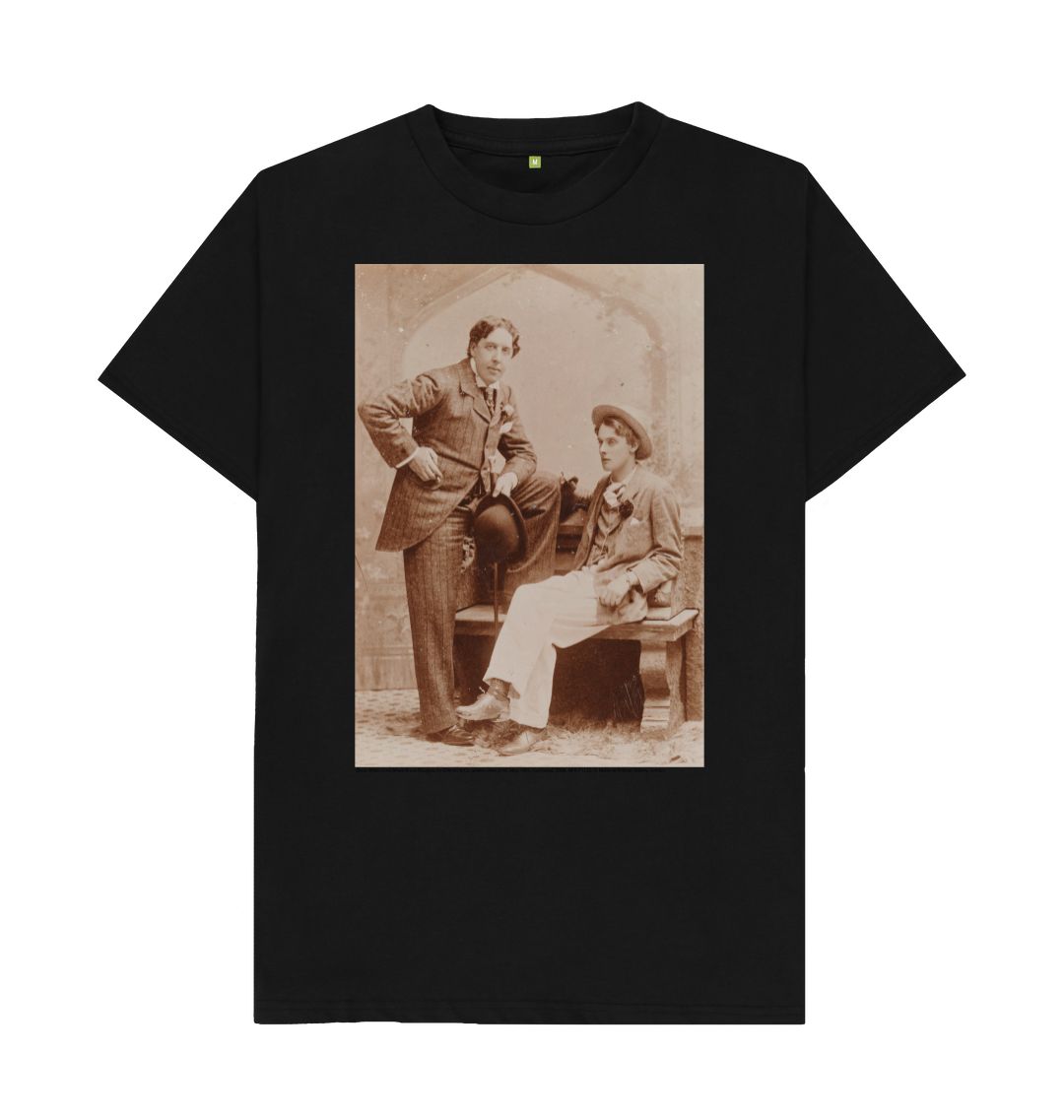 Black oscar wilde and lord alfred bruce douglas unisex t shirt