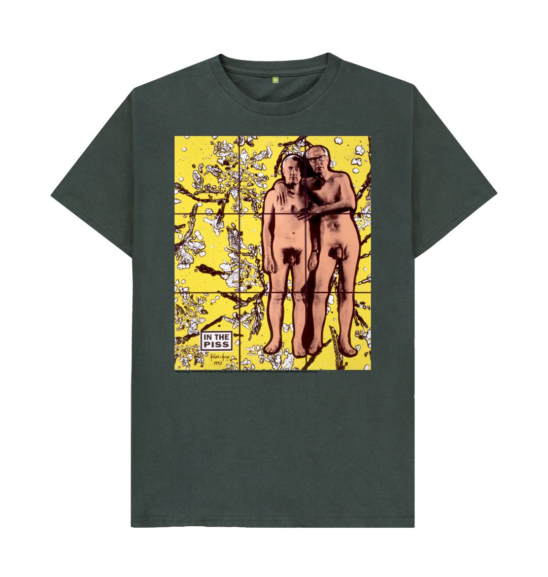 Dark grey gilbert & george unisex t shirt