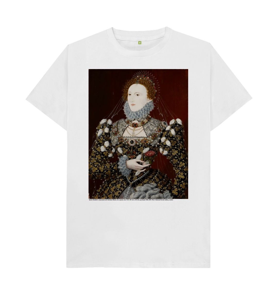 White queen elizabeth i npg 190 unisex t shirt
