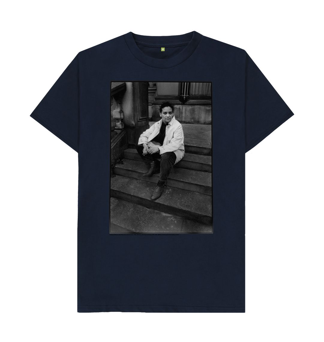 Navy blue lubaina himid unisex t shirt
