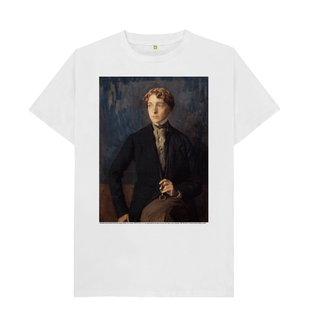 White radclyffe hall unisex t shirt