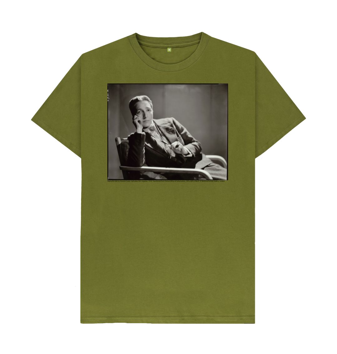 Moss green radclyffe hall by howard coster unisex t shirt
