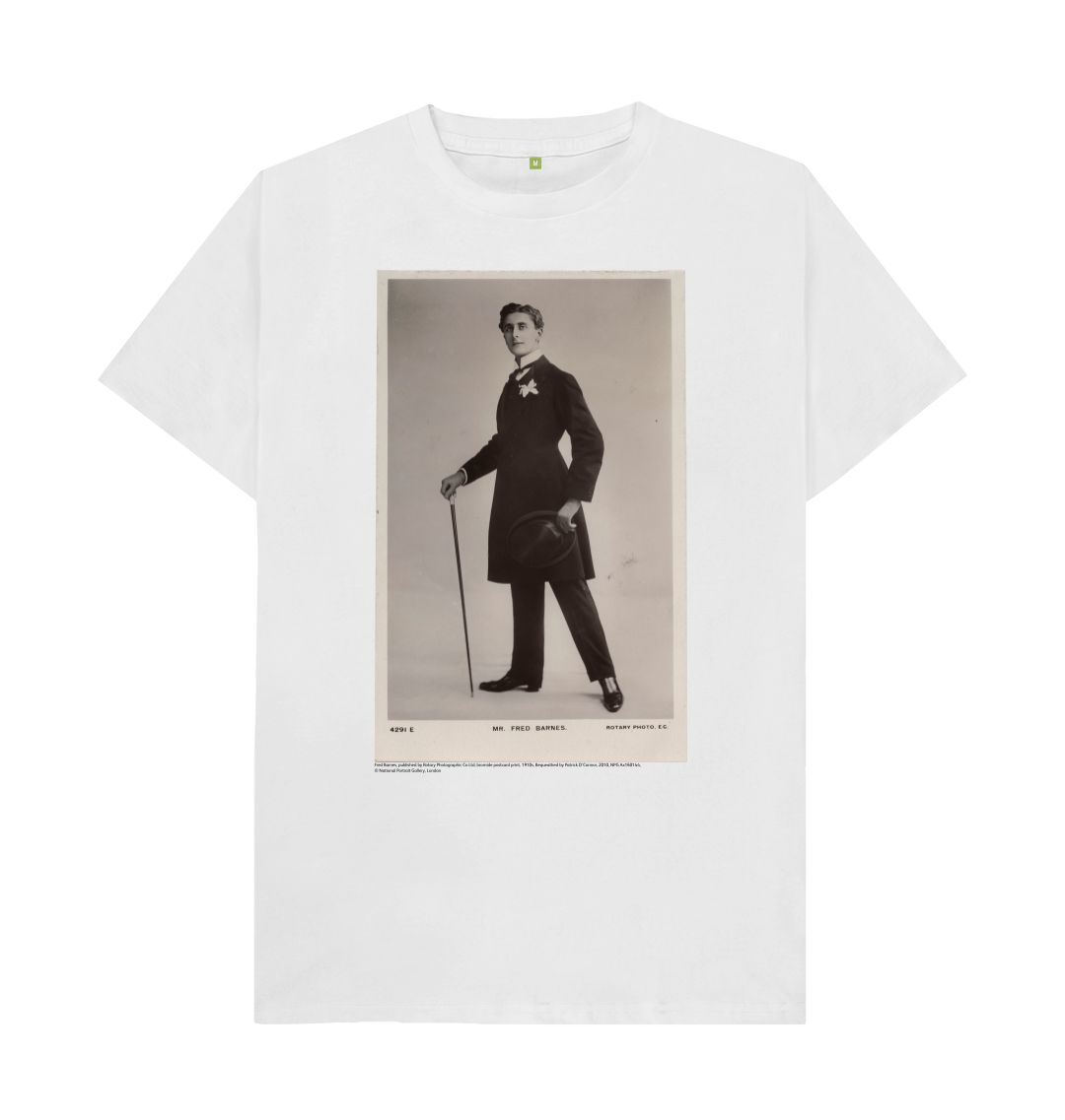 White fred barnes unisex t shirt