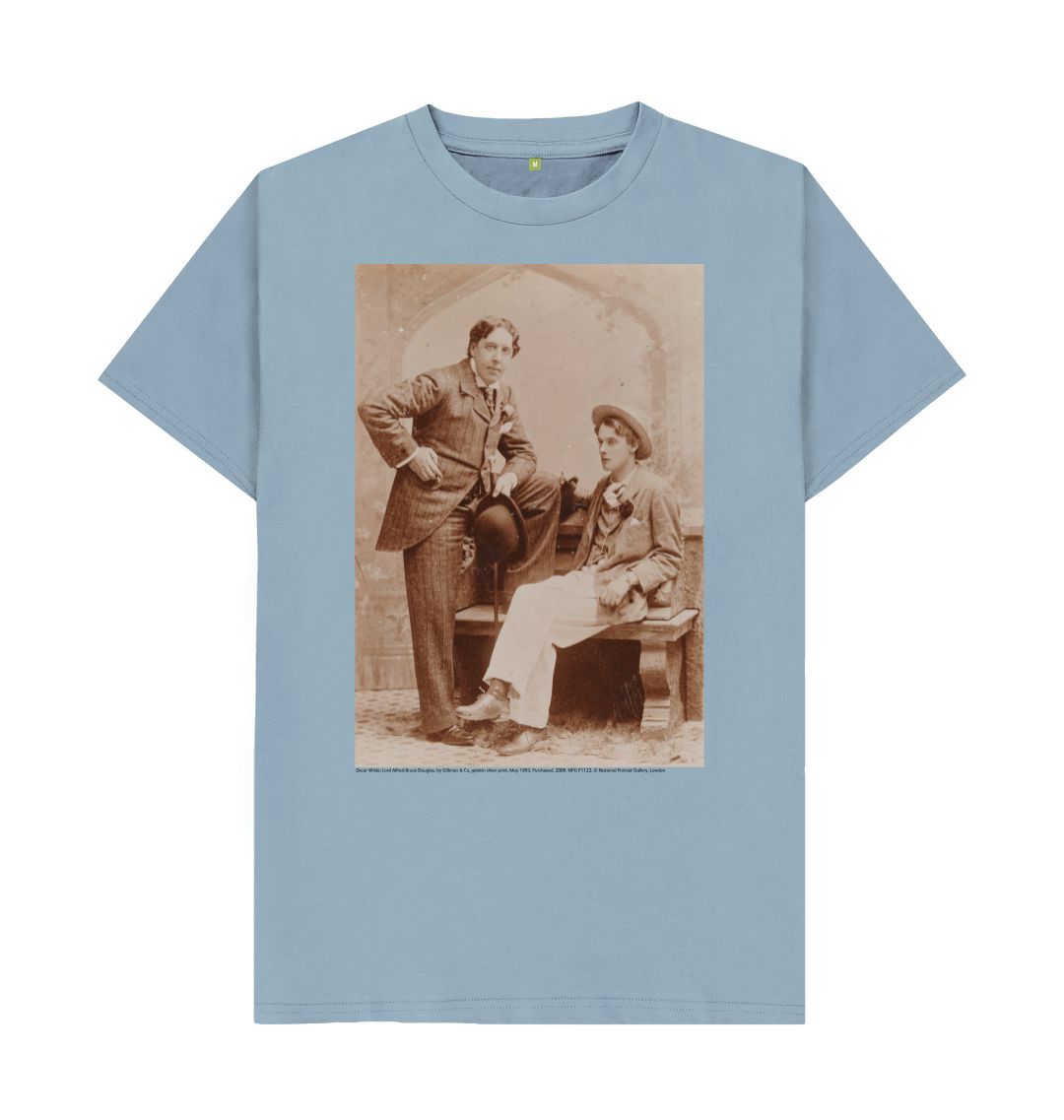 Stone blue oscar wilde and lord alfred bruce douglas unisex t shirt