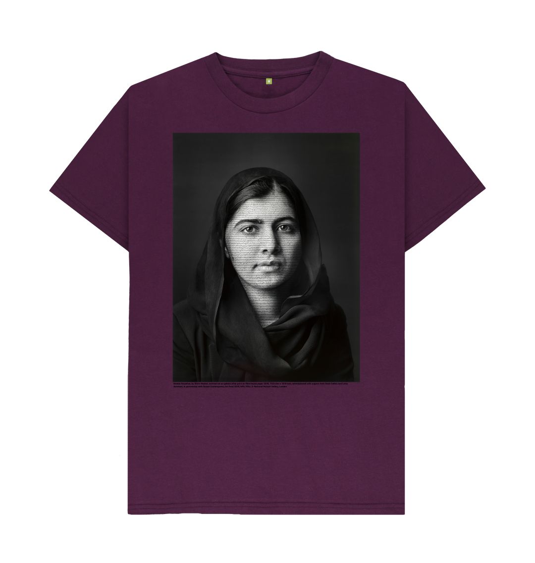 Purple malala yousafzai unisex t shirt