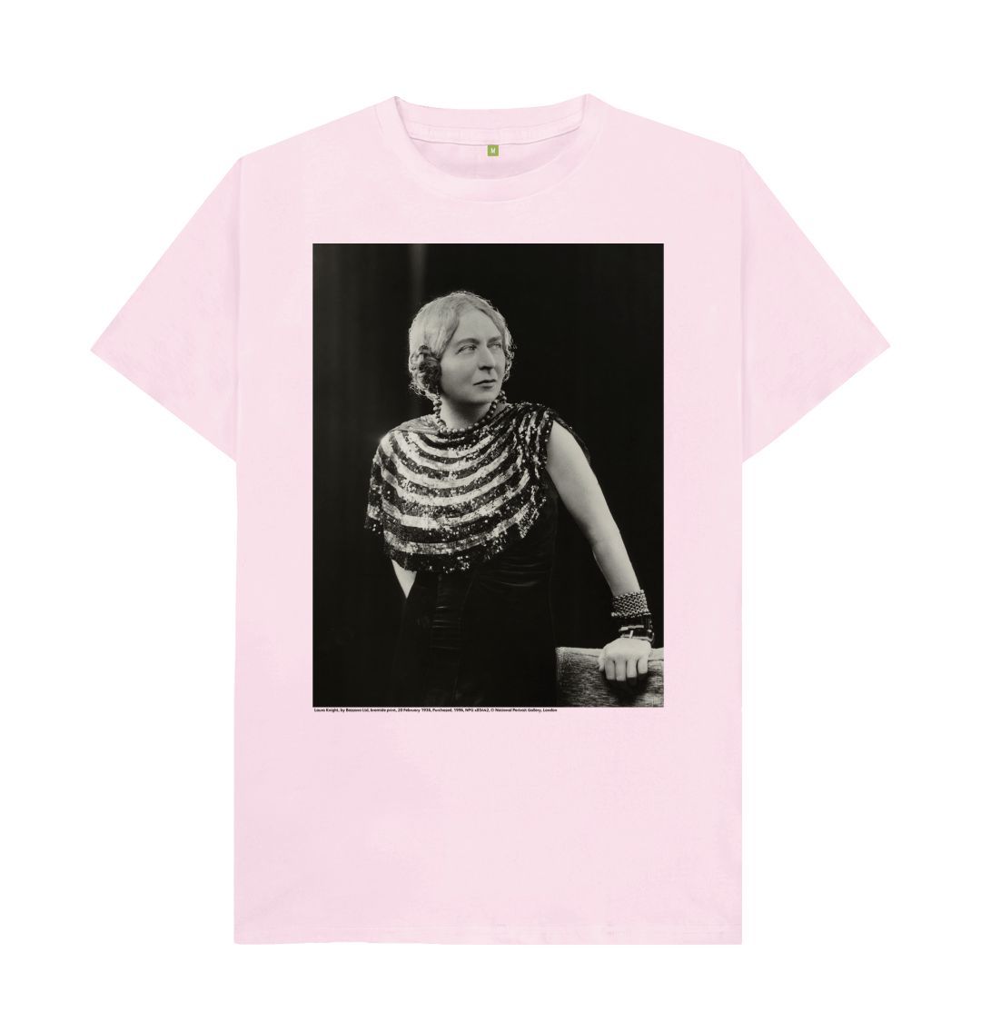 Pink laura knight unisex crew neck t shirt