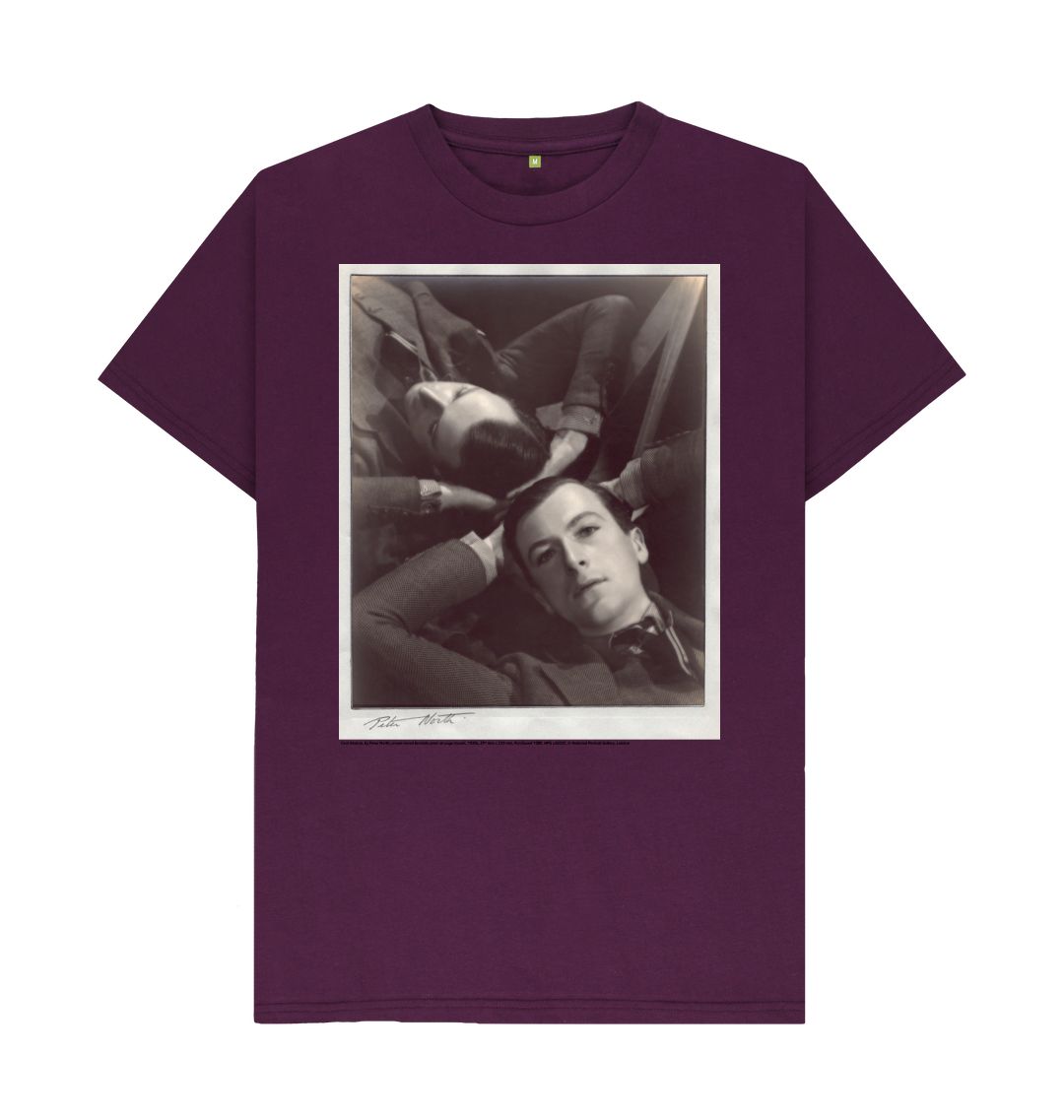 Purple cecil beaton unisex t shirt