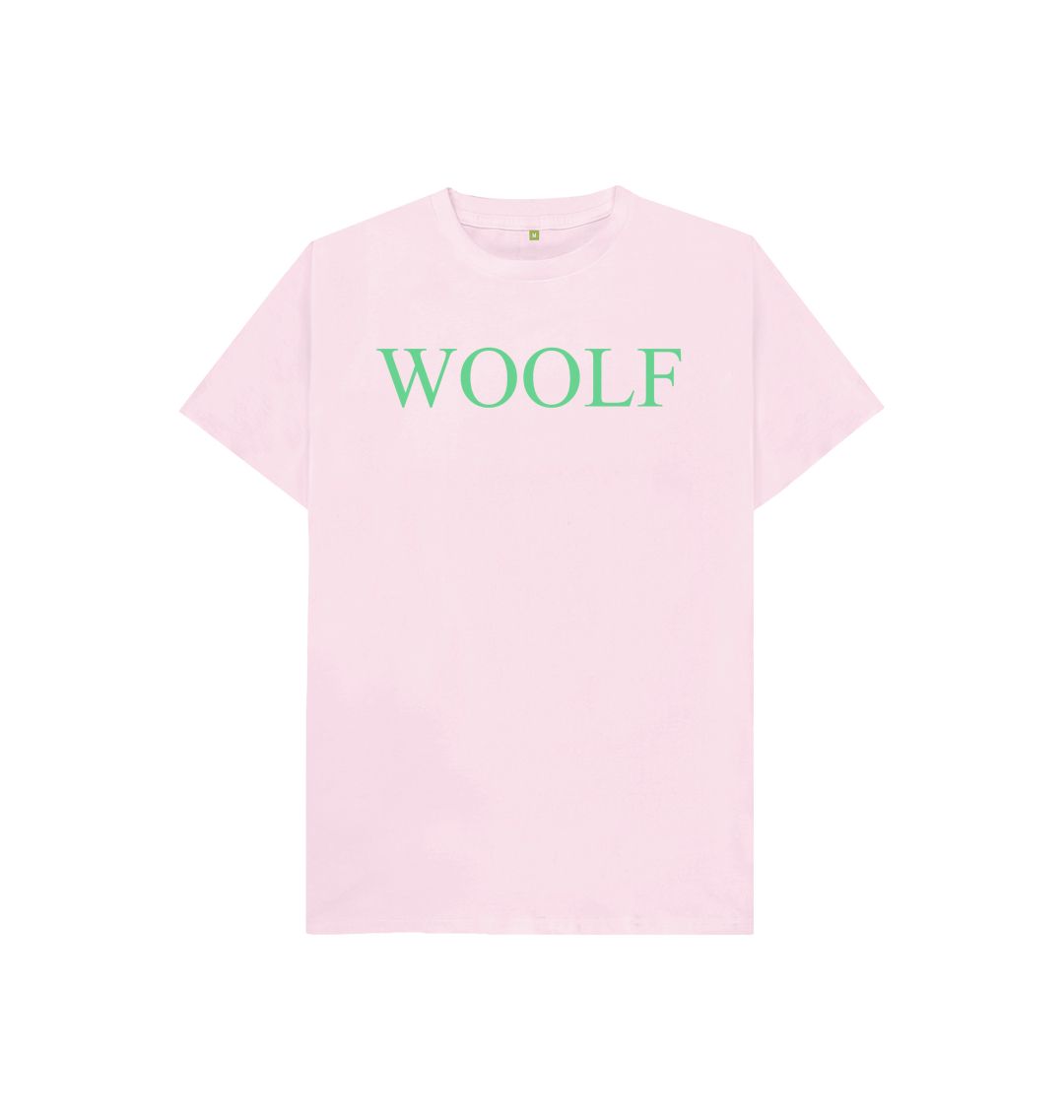 Pink kids woolf t shirt