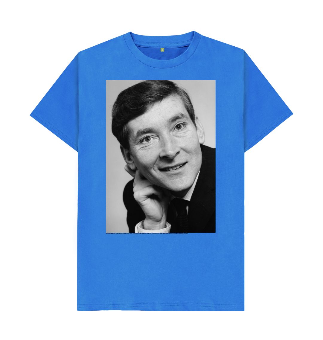 Bright blue kenneth williams unisex t shirt