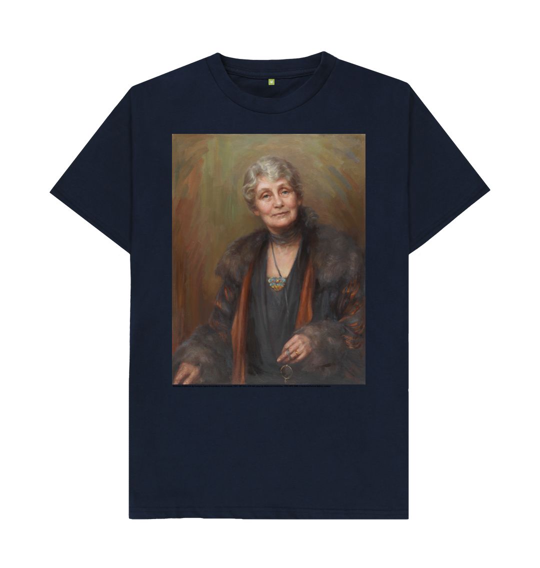 Navy blue emmeline pankhurst unisex t shirt