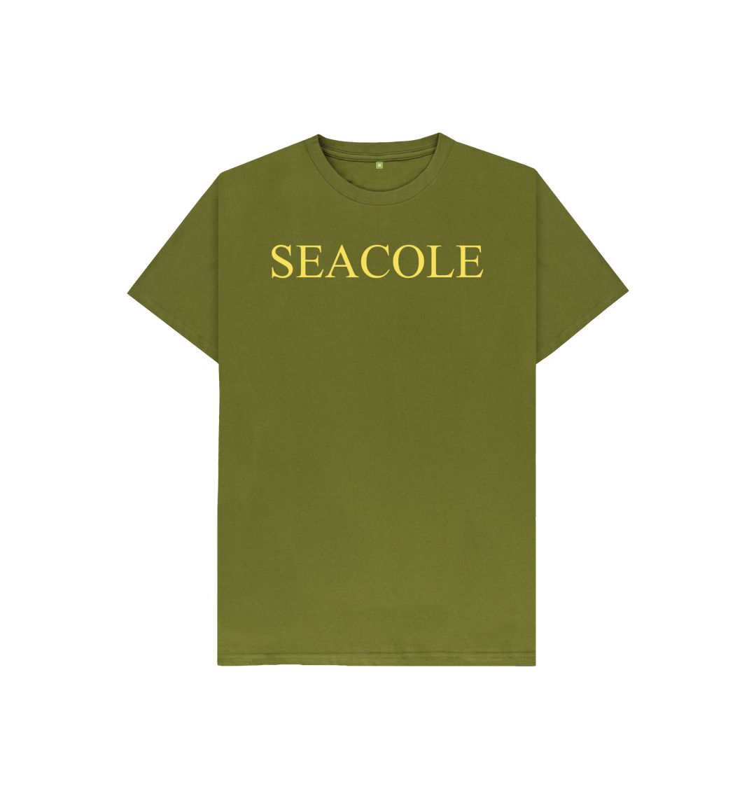Moss green kids seacole t shirt