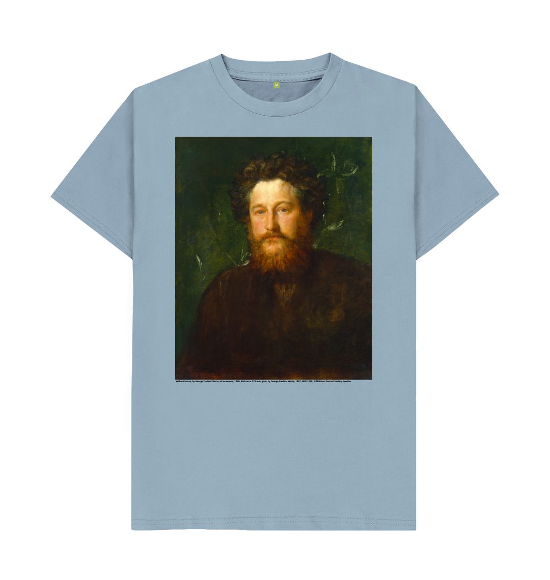 Stone blue william morris unisex t shirt