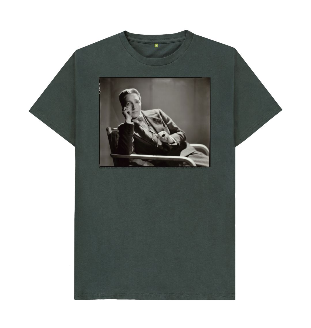 Dark grey radclyffe hall by howard coster unisex t shirt