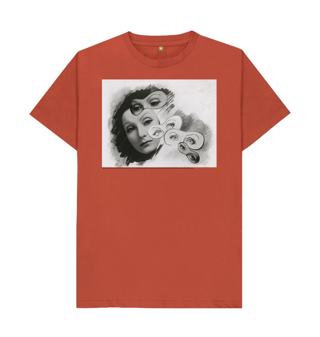 Rust greta garbo unisex t shirt