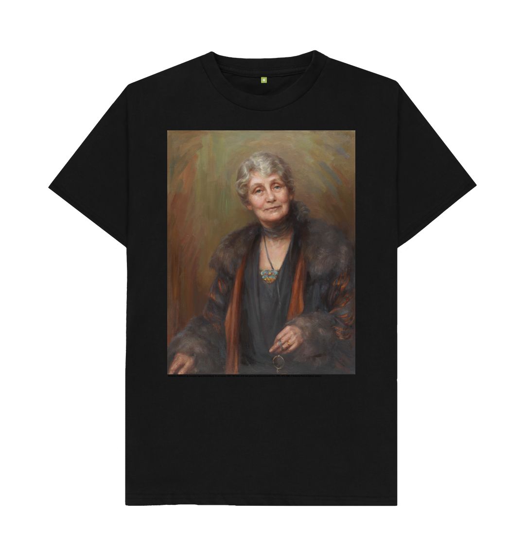Black emmeline pankhurst unisex t shirt