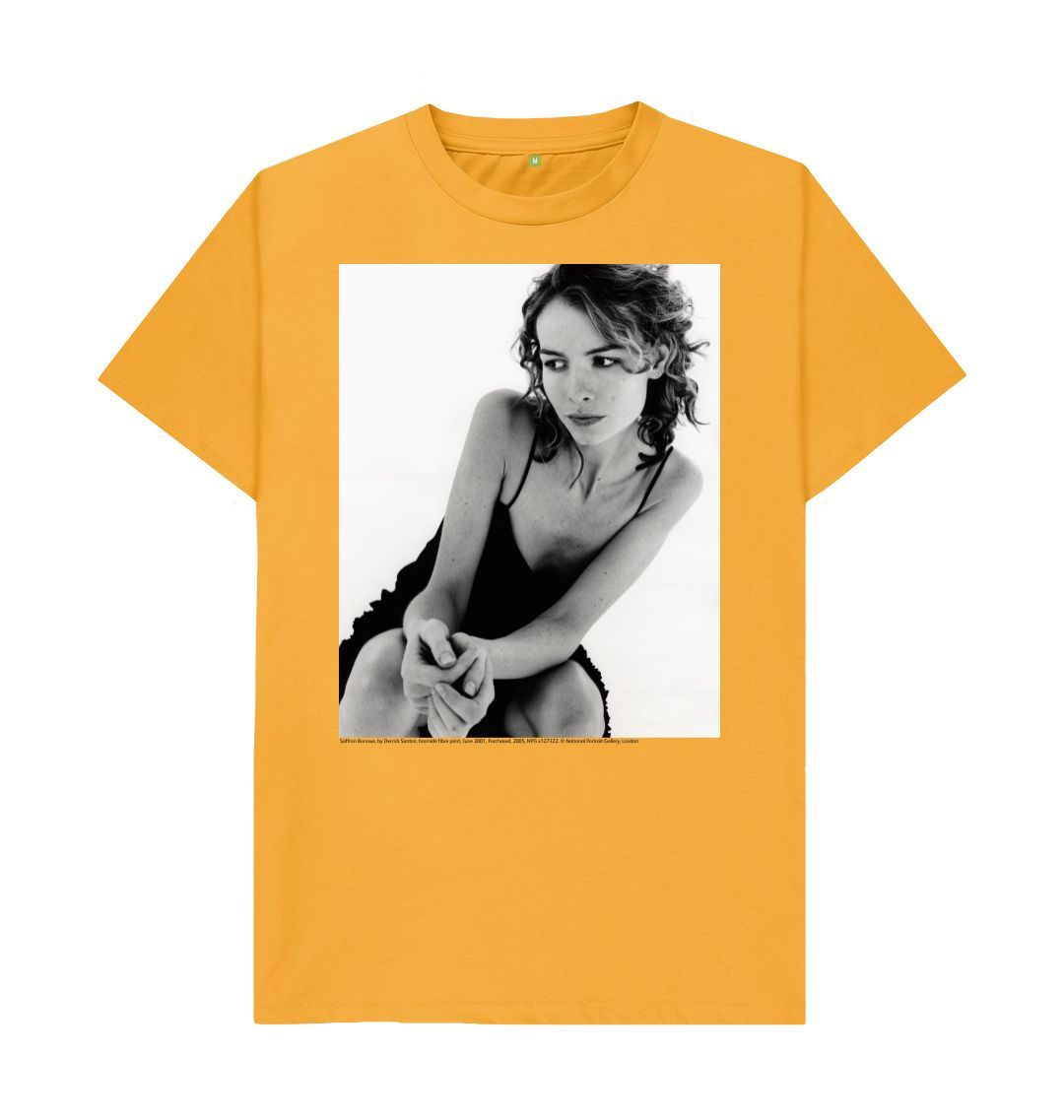 Mustard saffron burrows unisex t shirt