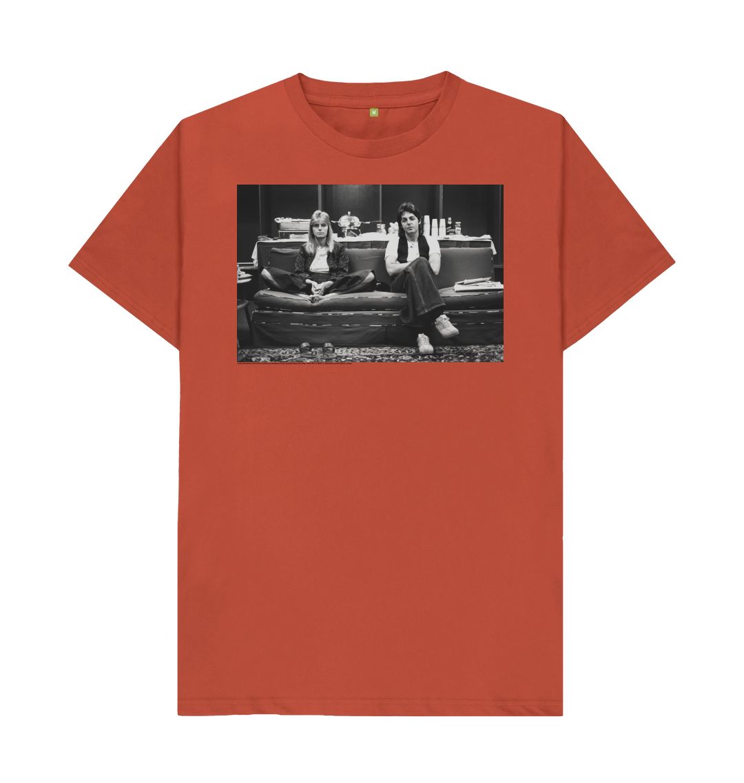 Rust linda mccartney and paul mccartney unisex t shirt