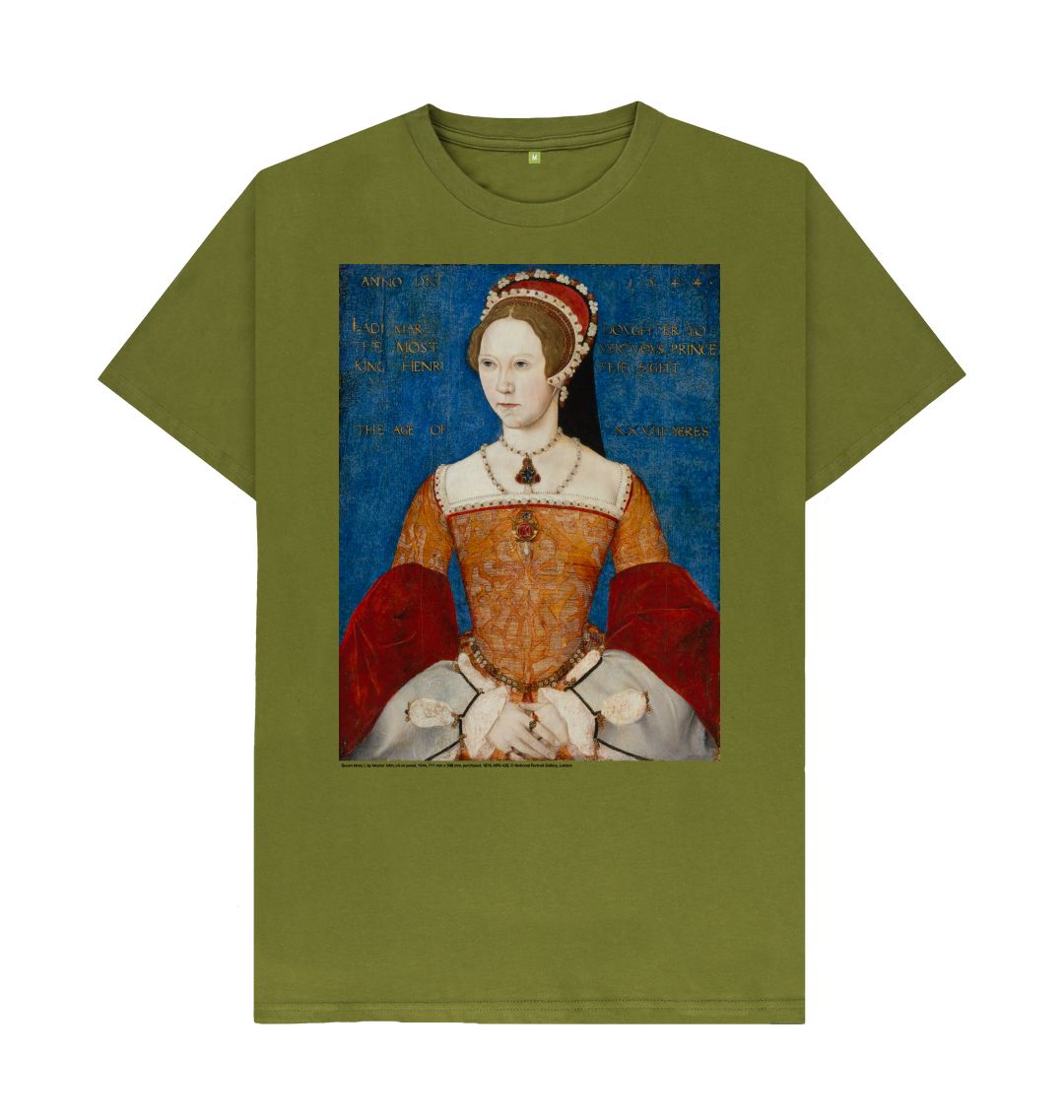 Moss green queen mary i unisex t shirt
