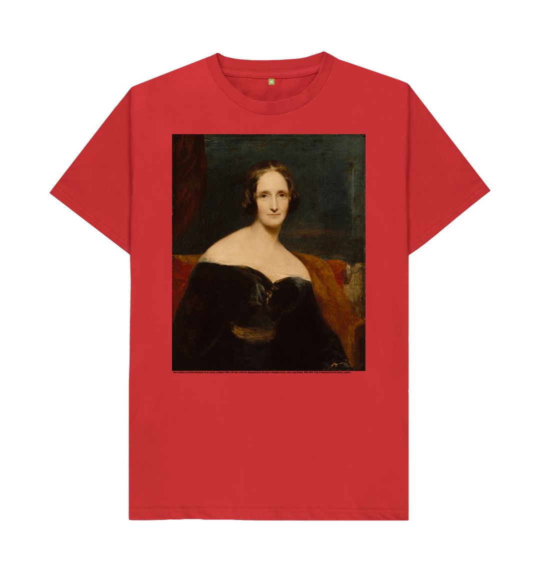 Red mary shelley unisex t shirt