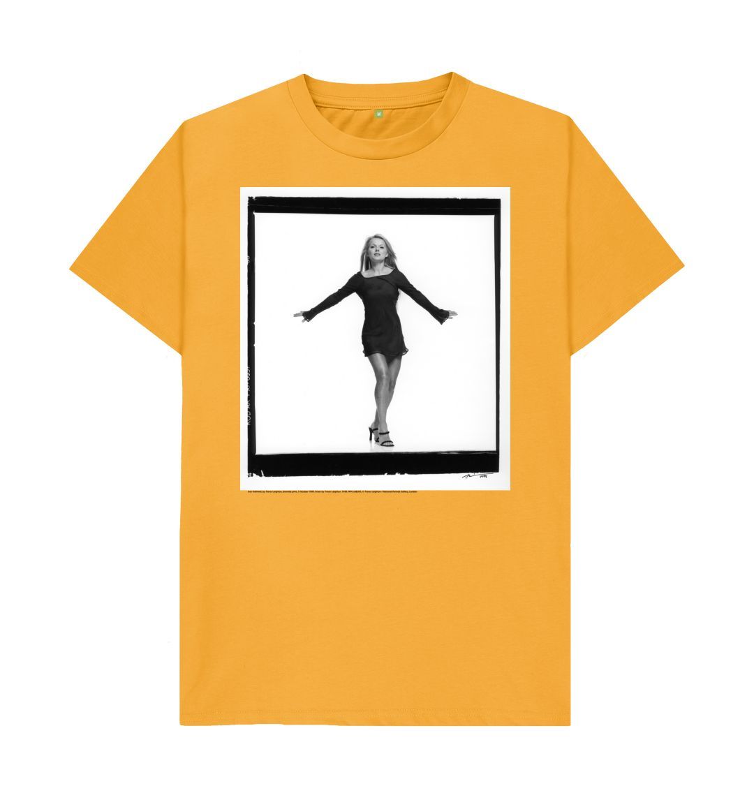 Mustard geri halliwell unisex crew neck t shirt
