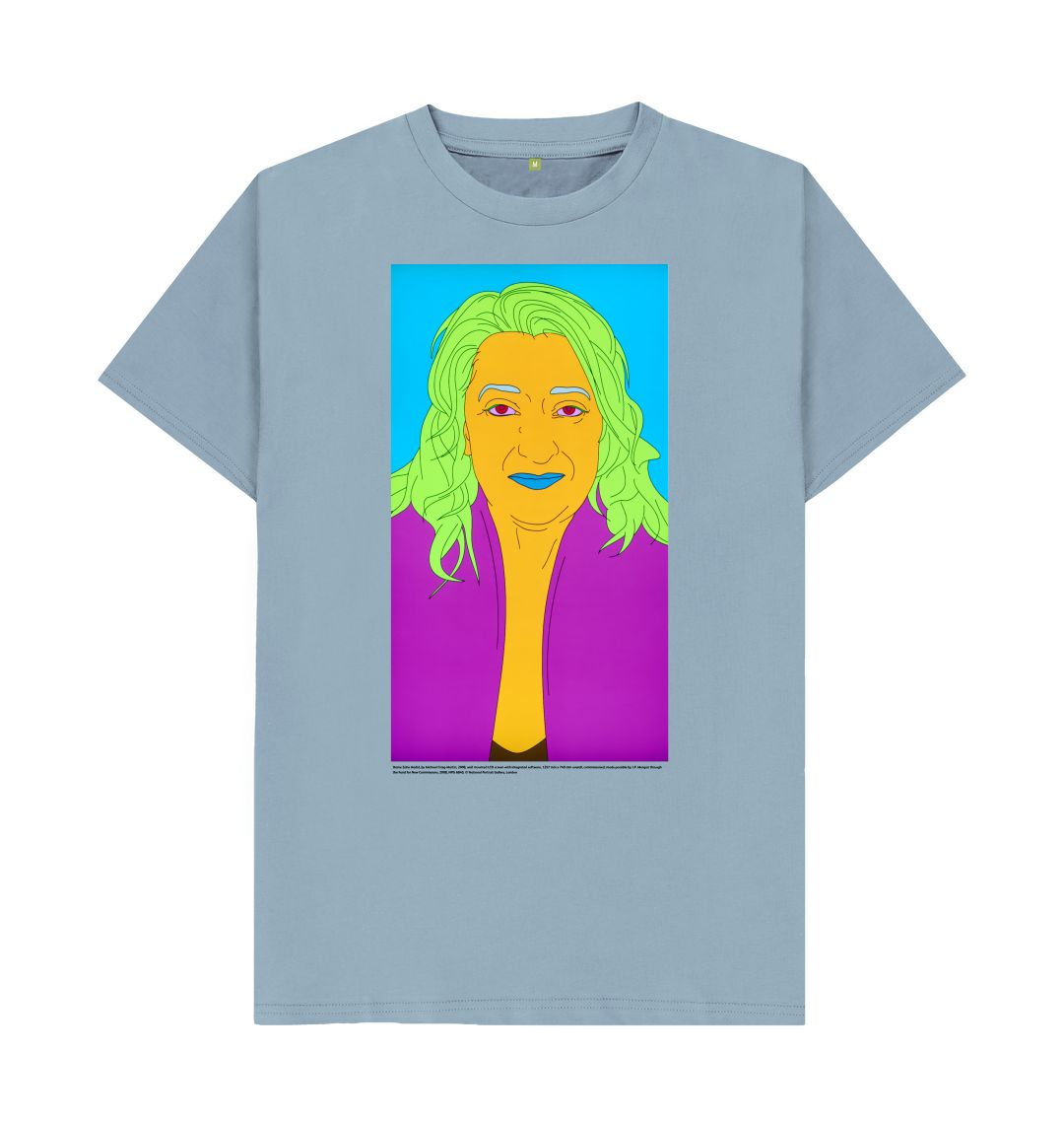 Stone blue zaha hadid unisex t shirt