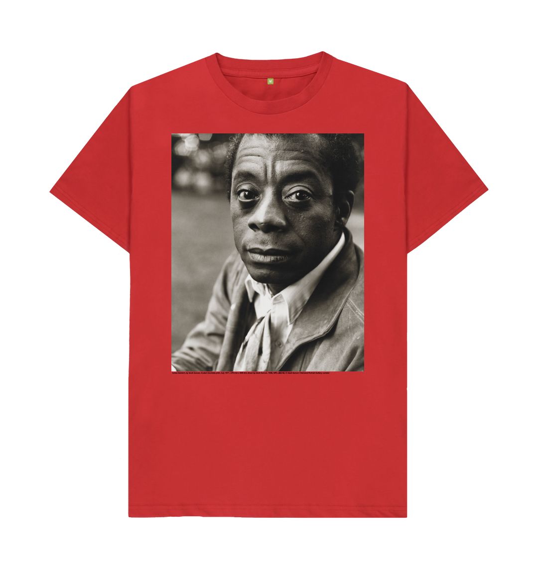 Red james baldwin unisex t shirt