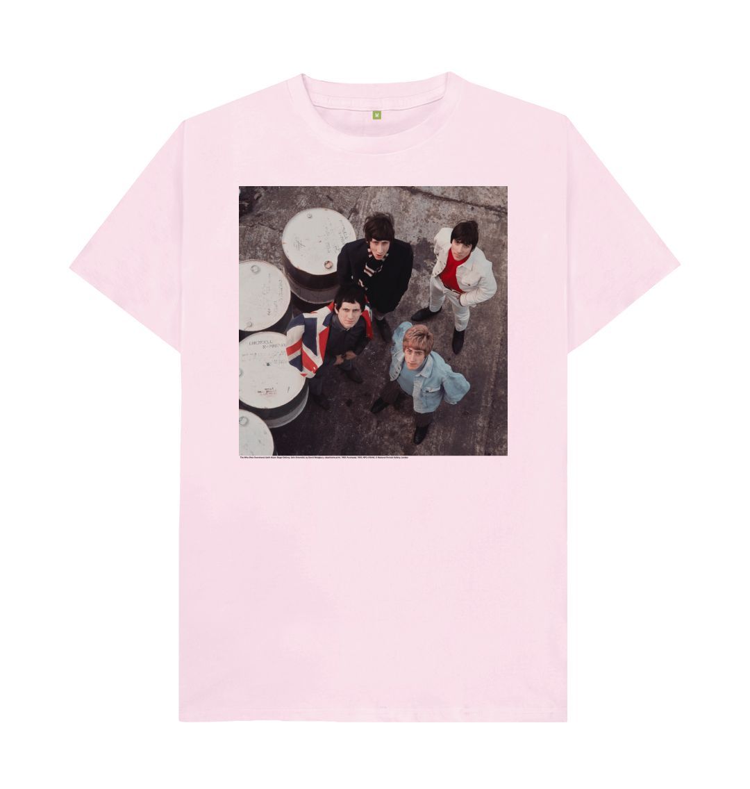 Pink the who unisex crew neck t shirt