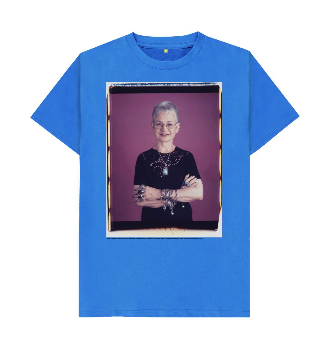 Bright blue jacqueline wilson unisex t shirt