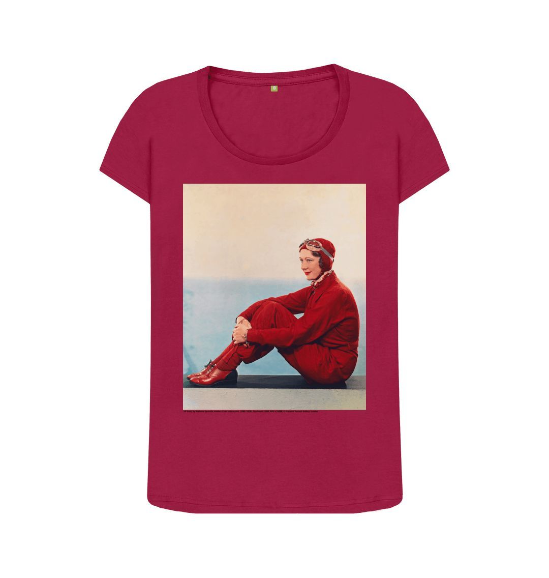 Cherry jill scott women's scoop neck t shirt