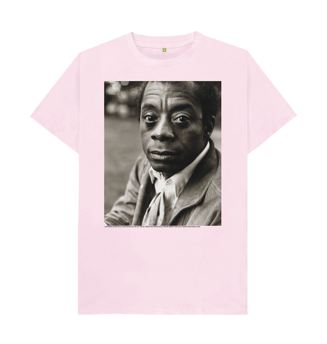 Pink james baldwin unisex t shirt