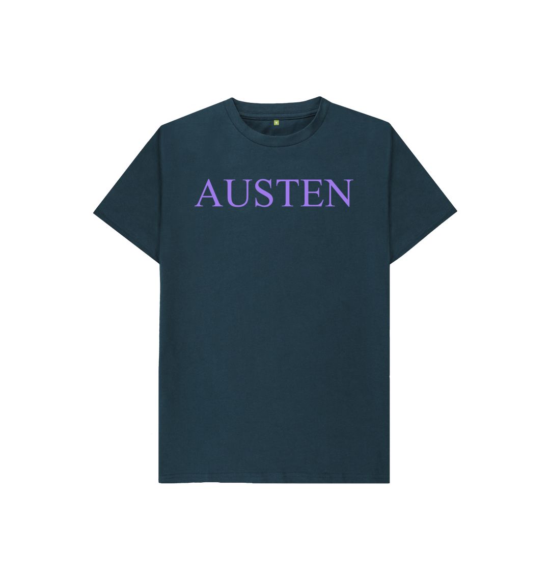 Denim blue kids austen t shirt