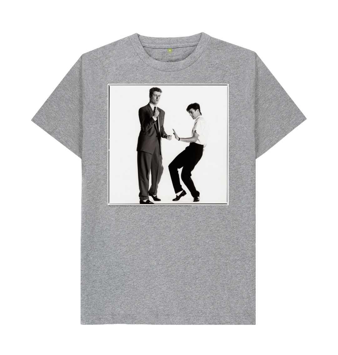 Athletic grey wham! unisex crew neck t shirt