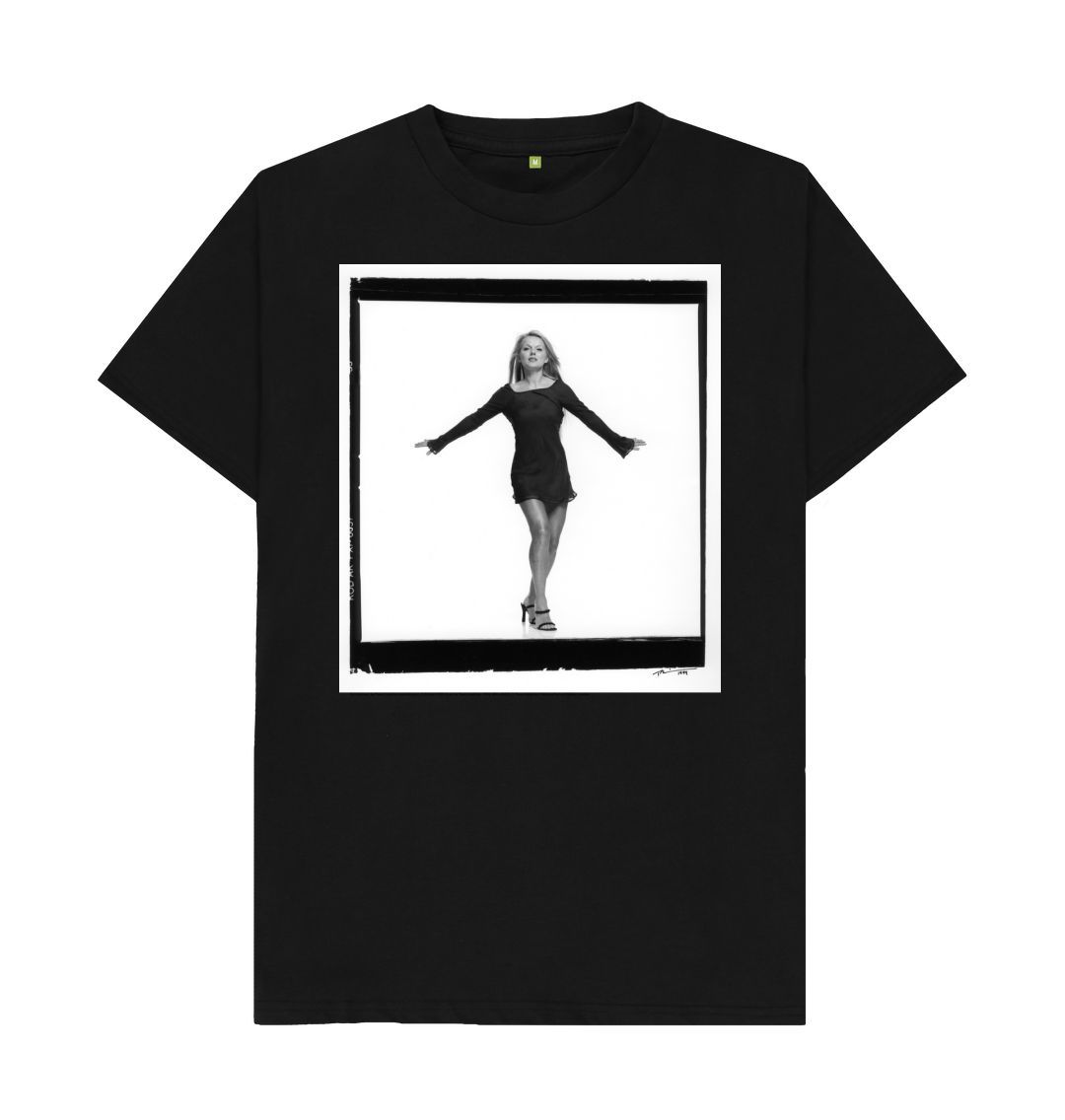 Black geri halliwell unisex crew neck t shirt