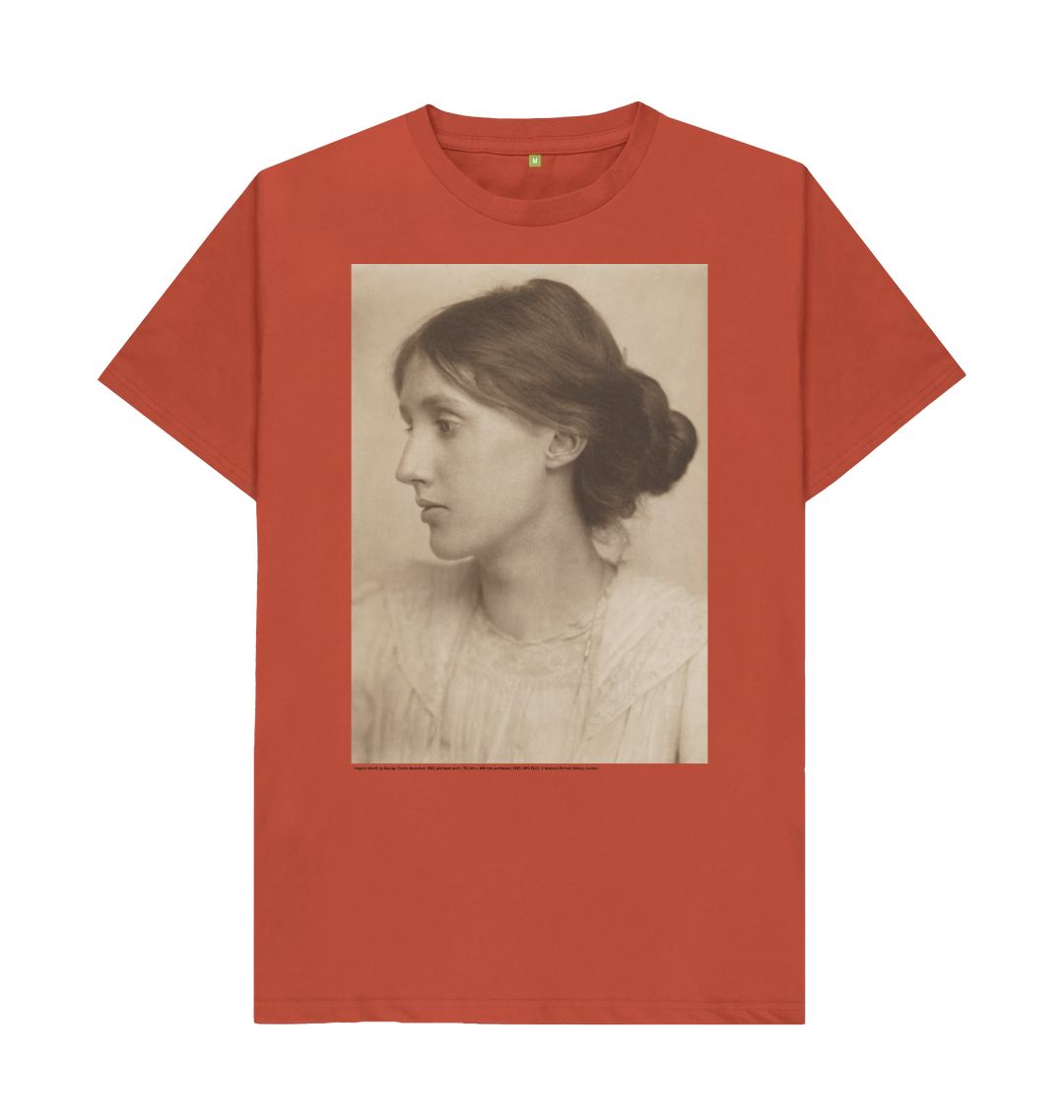 Rust virginia woolf unisex t shirt