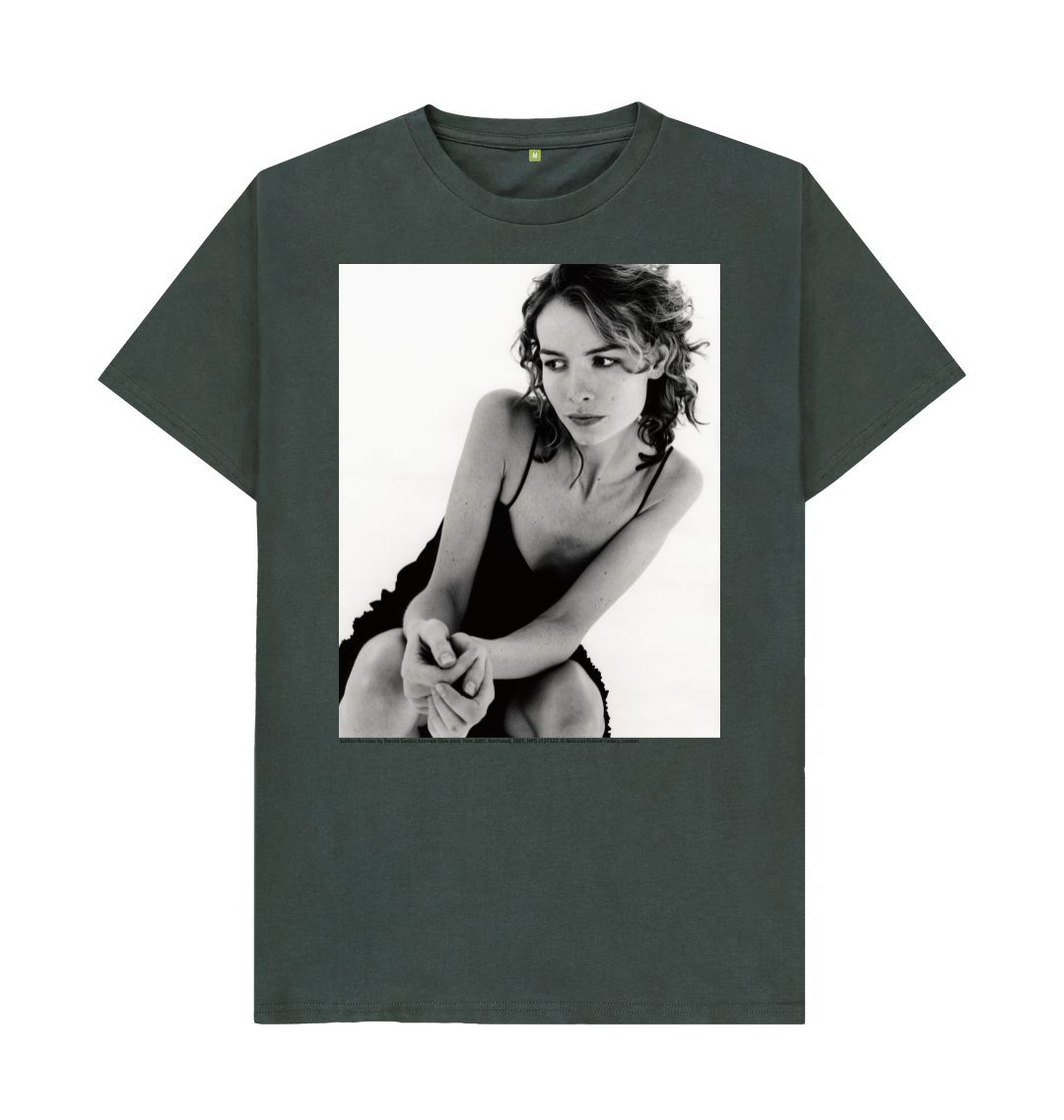 Dark grey saffron burrows unisex t shirt