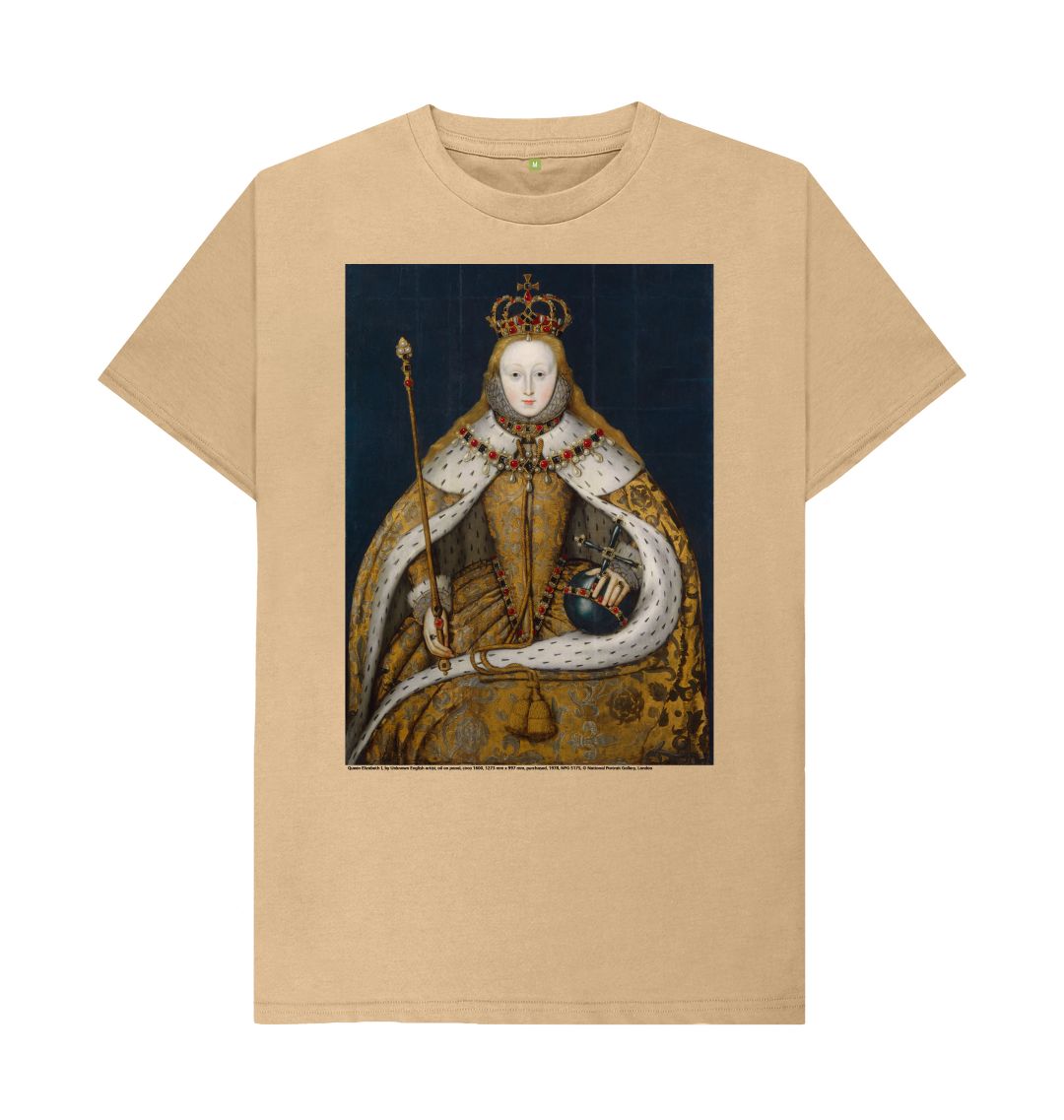 Sand queen elizabeth i unisex t shirt
