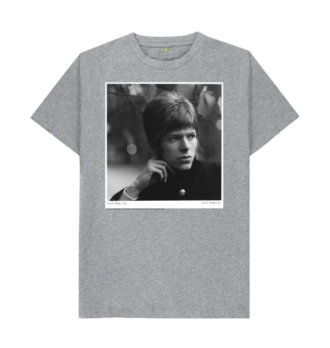 Athletic grey david bowie unisex crew neck t shirt