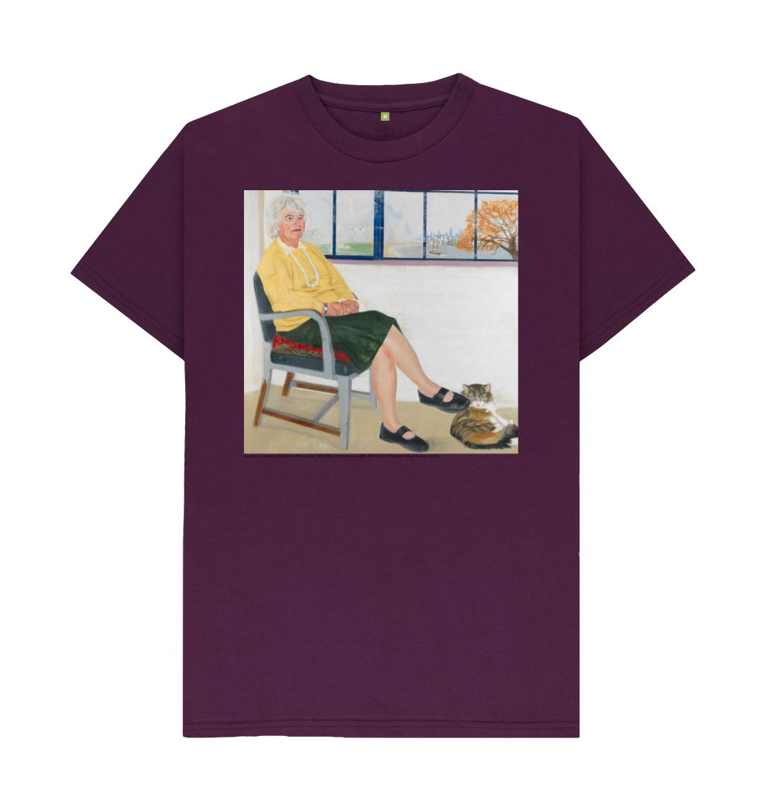 Purple jan morris unisex t shirt