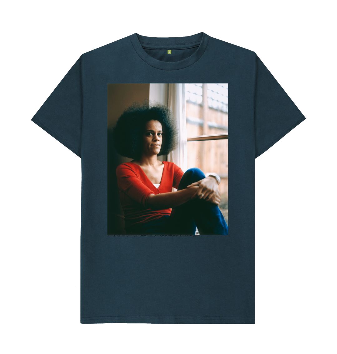 Denim blue bernardine evaristo unisex t shirt