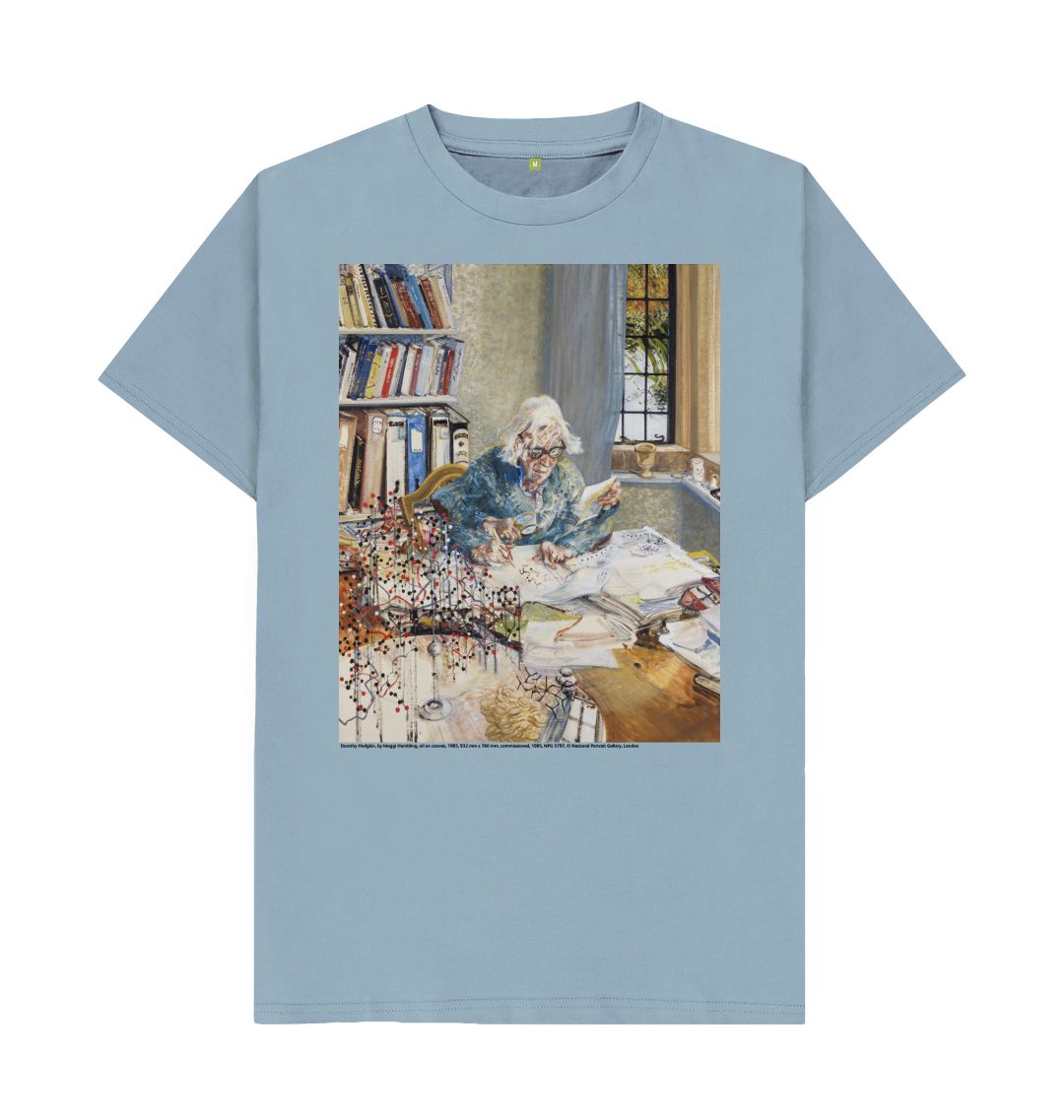 Stone blue dorothy hodgkin unisex t shirt
