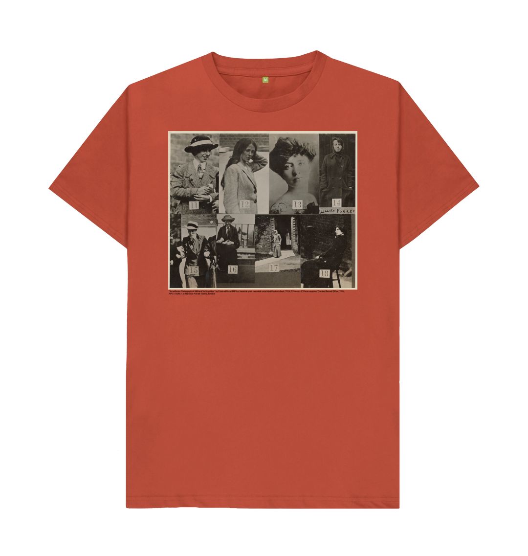 Rust 'surveillance photograph of militant suffragettes' npg x132847 unisex t shirt