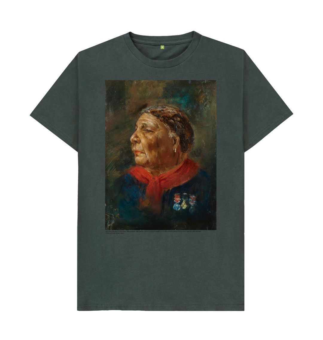 Dark grey mary seacole unisex t shirt