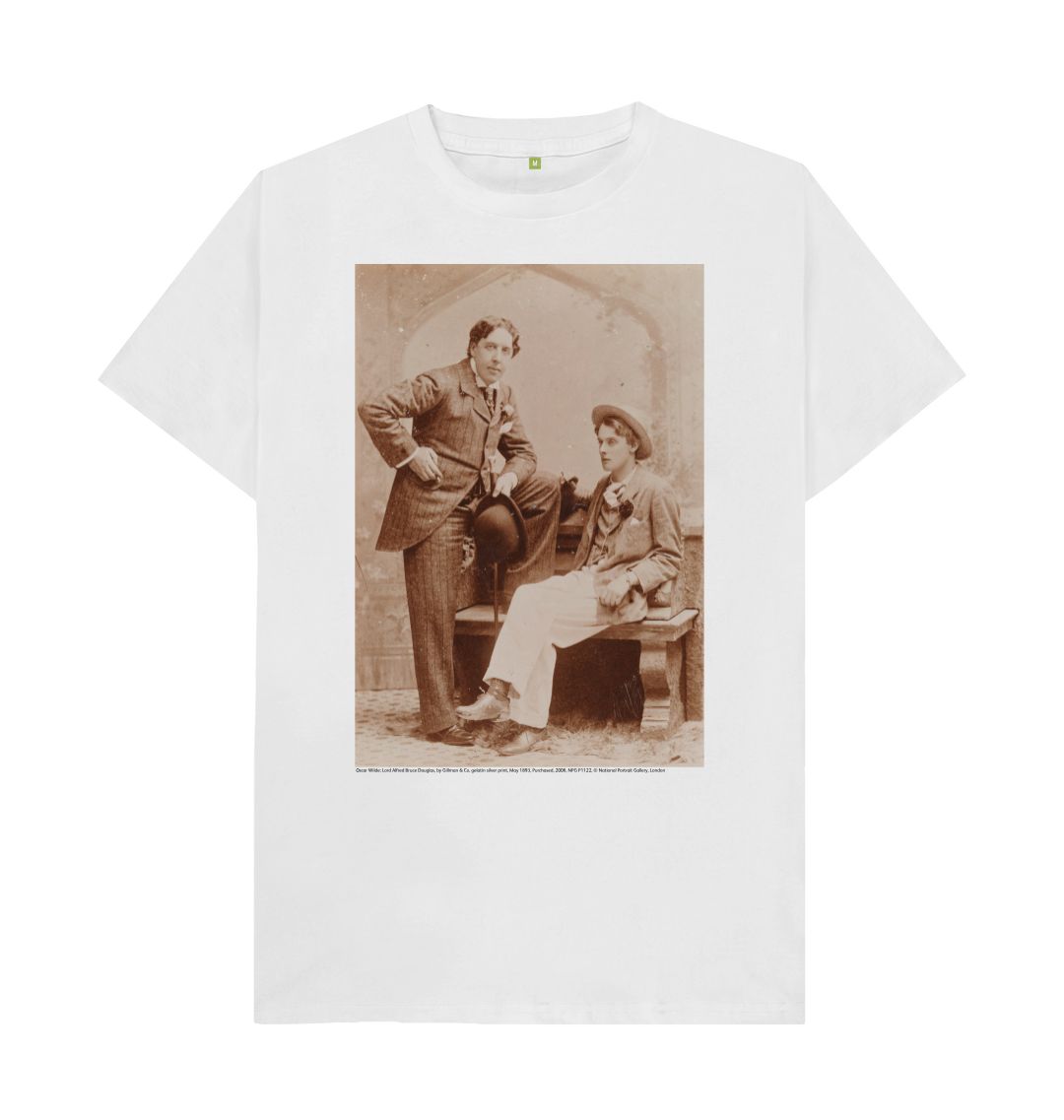 White oscar wilde and lord alfred bruce douglas unisex t shirt